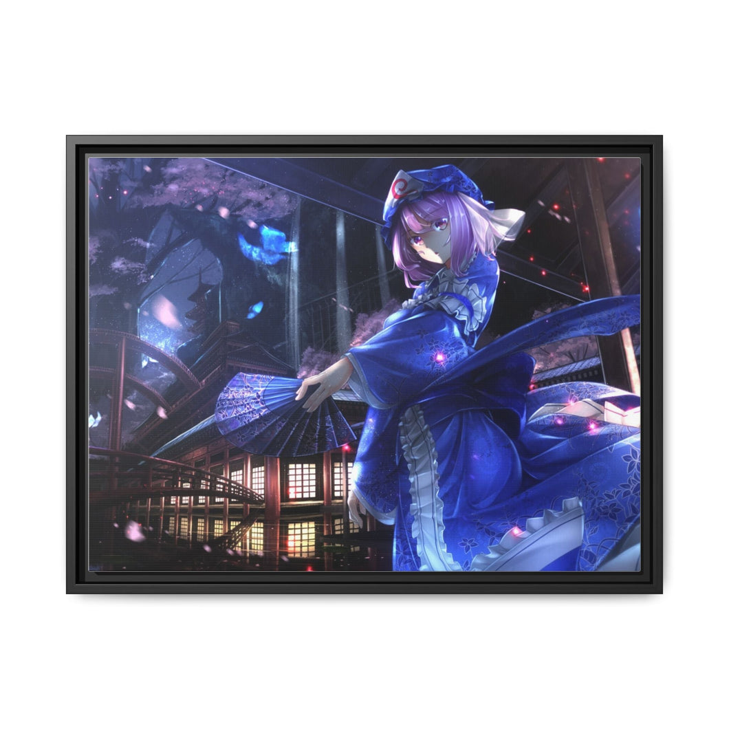 Sakura Cherry Blossoms Canvas Framed Art Print