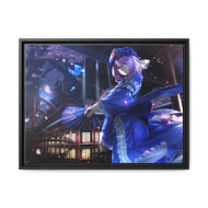 Sakura Cherry Blossoms Canvas Framed Art Print