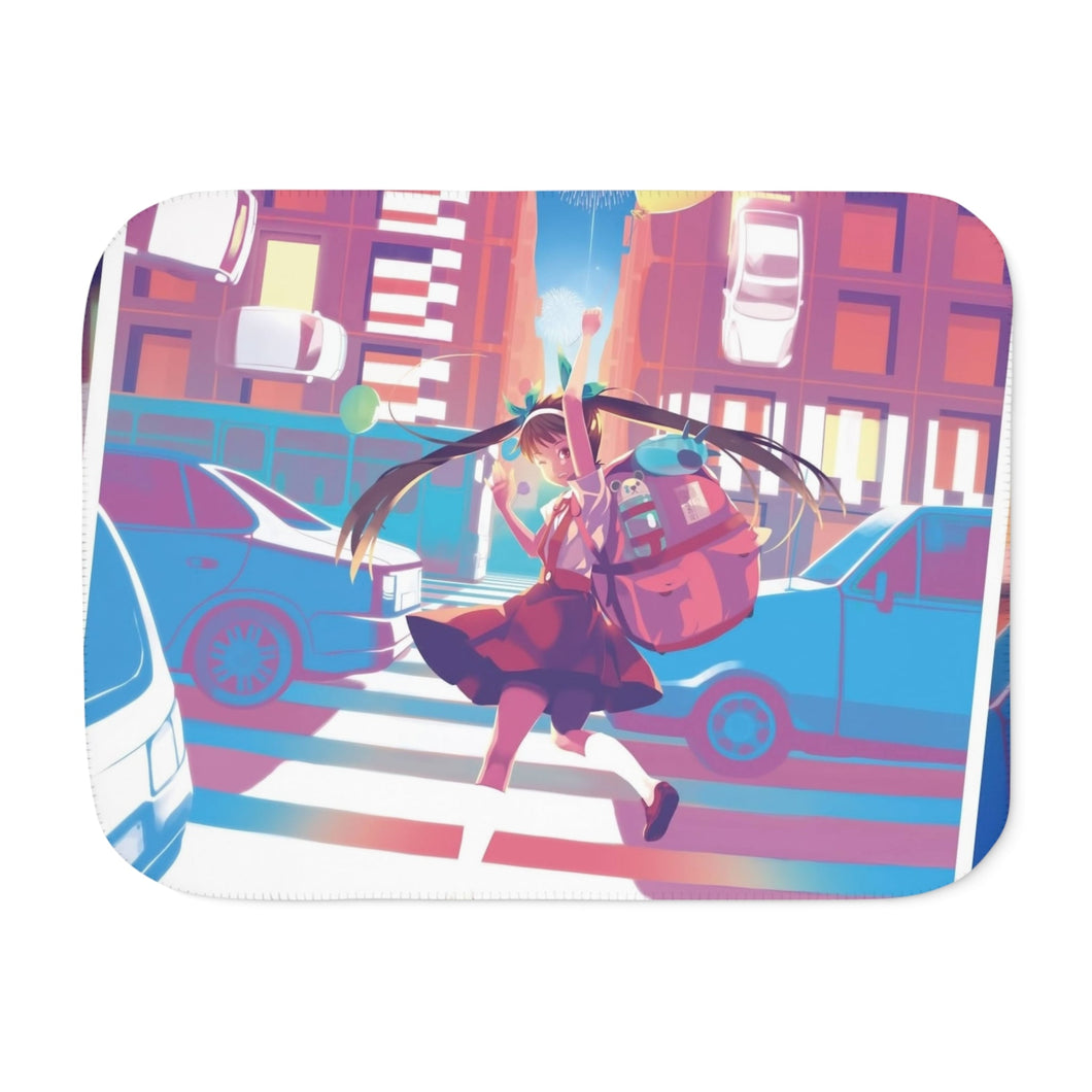 Monogatari (Series) Sherpa Blanket