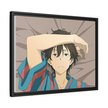 Load image into Gallery viewer, Hōtarō Oreki  in Kimono Canvas Framed Art Print
