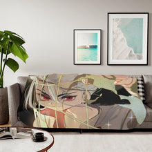 Load image into Gallery viewer, Anime Dr. Stone Sherpa Blanket
