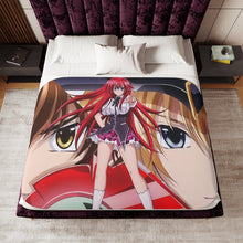 Load image into Gallery viewer, High School DxD Rias Gremory, Issei Hyoudou, Yuuto Kiba, Ddraig Sherpa Blanket

