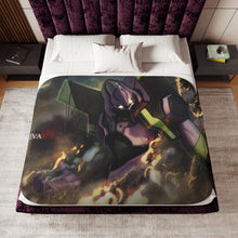 Load image into Gallery viewer, Anime Neon Genesis Evangelion Sherpa Blanket
