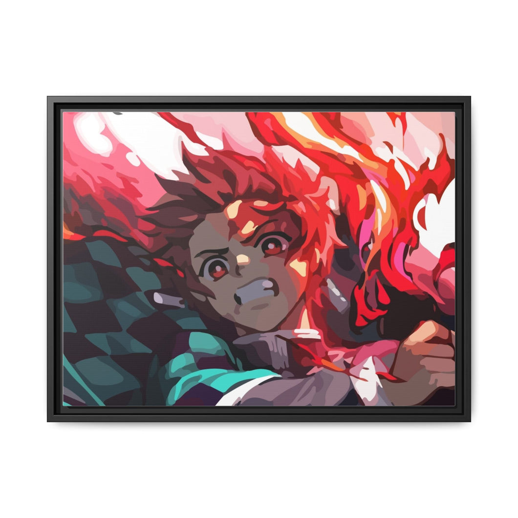 Tanjiro Kamado Canvas Framed Art Print