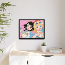Load image into Gallery viewer, Nisekoi Chitoge Kirisaki, Kosaki Onodera Canvas Framed Art Print
