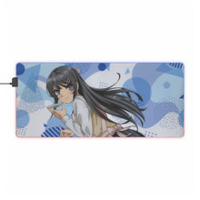 Load image into Gallery viewer, Rascal Does Not Dream Of Bunny Girl Senpai RGB LED Mouse Pad (Desk Mat)
