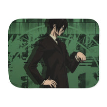 Load image into Gallery viewer, Nobuchika Ginoza Side view Sherpa Blanket

