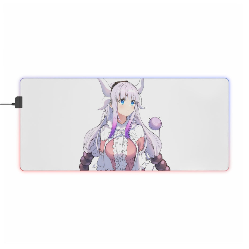 Miss Kobayashi's Dragon Maid Kanna Kamui, Kobayashi San Chi No Maid Dragon RGB LED Mouse Pad (Desk Mat)
