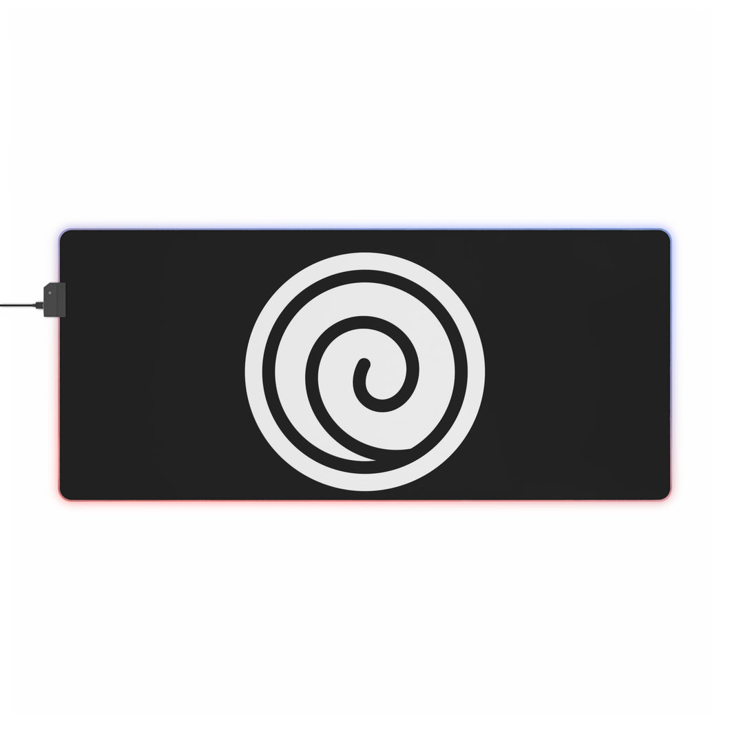 Uzumaki Clan Symbol RGB LED Mouse Pad (Desk Mat)