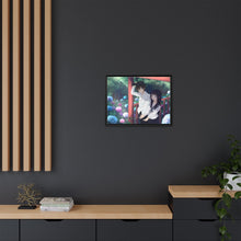 Load image into Gallery viewer, Eru Chitanda  And  Hōtarō Oreki in the rain Canvas Framed Art Print
