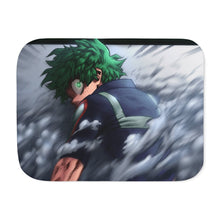 Load image into Gallery viewer, My Hero Academia Izuku Midoriya Sherpa Blanket
