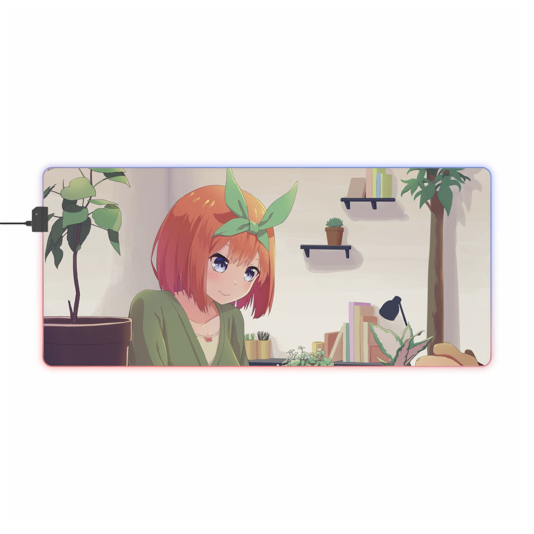 The Quintessential Quintuplets Yotsuba Nakano RGB LED Mouse Pad (Desk Mat)
