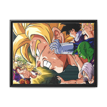 Load image into Gallery viewer, Saiyans vs Broly Canvas Framed Art Print
