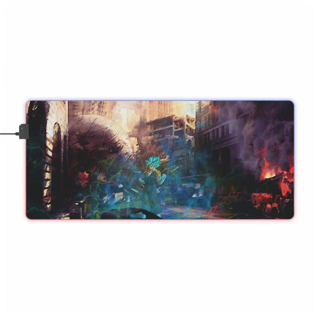 Vegetto Sayar Jin Blue RGB LED Mouse Pad (Desk Mat)