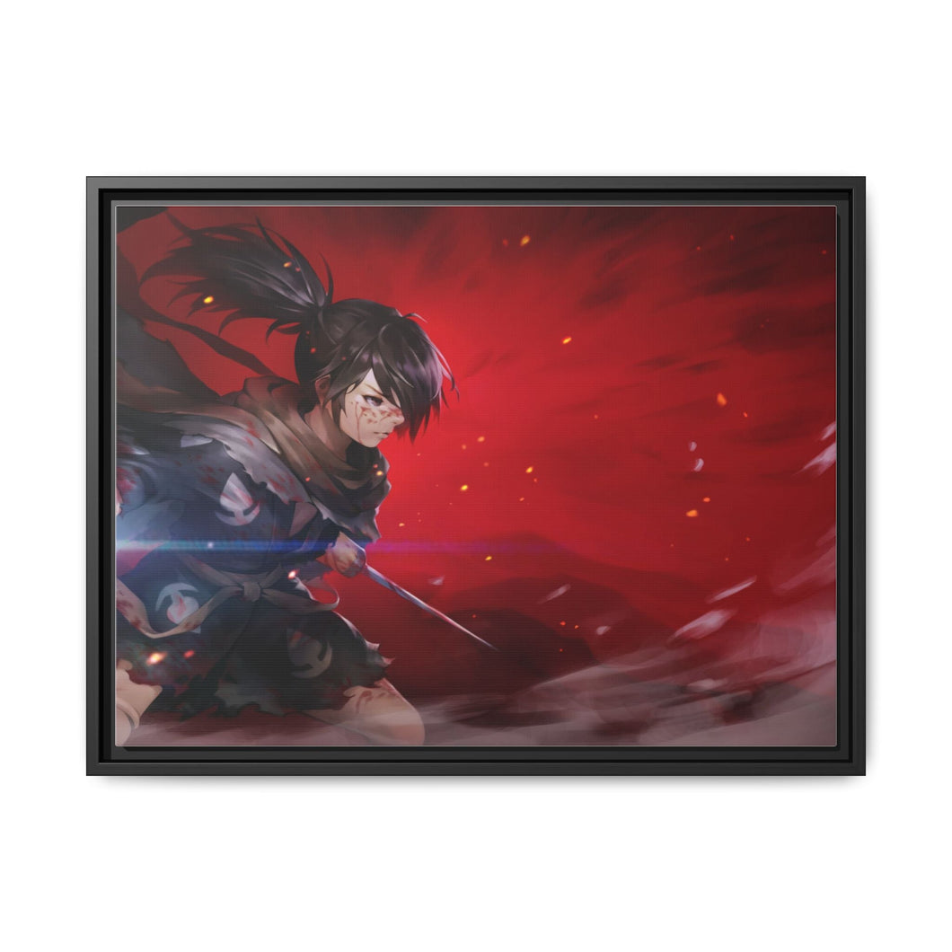 Hyakkimaru Canvas Framed Art Print