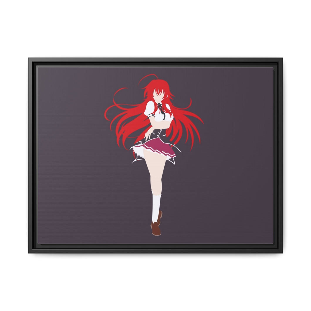 High School DxD Rias Gremory Canvas Framed Art Print