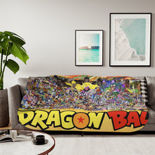 Load image into Gallery viewer, Anime Dragon Ball Z Sherpa Blanket
