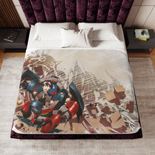 Load image into Gallery viewer, Anime Tengen Toppa Gurren Lagannr Sherpa Blanket
