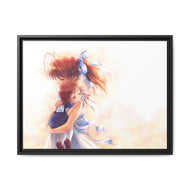 Ushio Okazaki Canvas Framed Art Print