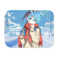 Rem Winter :3 Sherpa Blanket