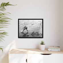 Load image into Gallery viewer, One Punch Man Saitama VS Sea King Canvas Framed Art Print
