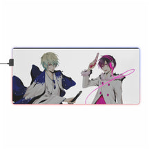 Load image into Gallery viewer, Durarara!! Izaya Orihara, Shizuo Heiwajima RGB LED Mouse Pad (Desk Mat)
