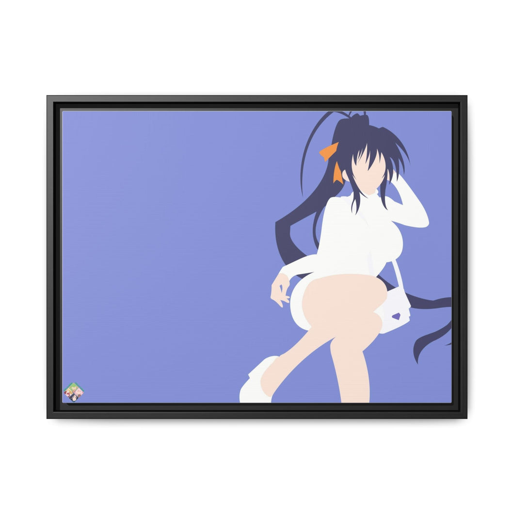 High School DxD Akeno Himejima Canvas Framed Art Print