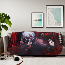Load image into Gallery viewer, Anime Tokyo Ghoulr Sherpa Blanket
