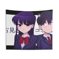 Komi Can't Communicate Komi Shouko, Tadano Hitohito Indoor Wall Tapestry