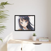 Load image into Gallery viewer, Rascal Does Not Dream of Bunny Girl Senpai Canvas Framed Art Print

