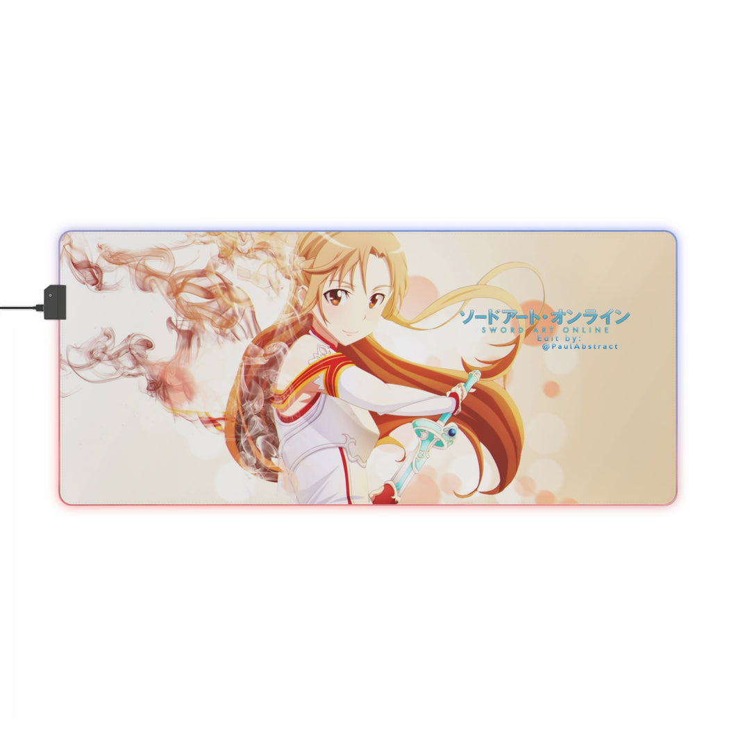 Sword Art Online Asuna Yuuki RGB LED Mouse Pad (Desk Mat)