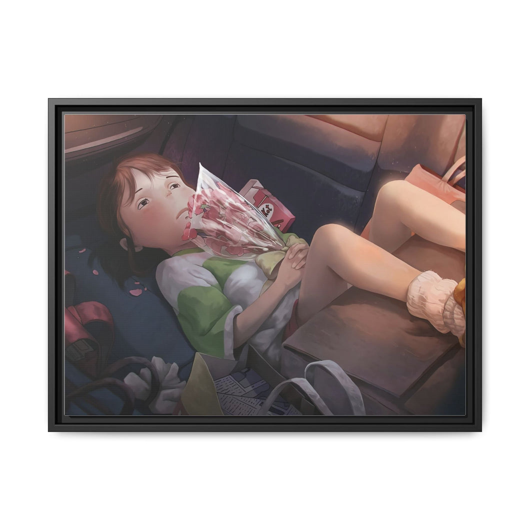 Spirited Away Canvas Framed Art Print