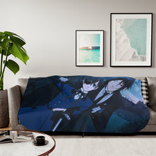 Load image into Gallery viewer, Black Butler Sherpa Blanket
