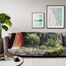 Load image into Gallery viewer, Anime Spirited Away Sherpa Blanket
