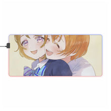 Load image into Gallery viewer, Love Live! Rin Hoshizora, Hanayo Koizumi RGB LED Mouse Pad (Desk Mat)
