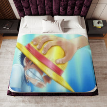 Load image into Gallery viewer, Anime One Piece Sherpa Blanket

