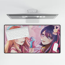 Load image into Gallery viewer, Ai Hoshino &amp; Ruby Hoshino Mouse Pad (Desk Mat)

