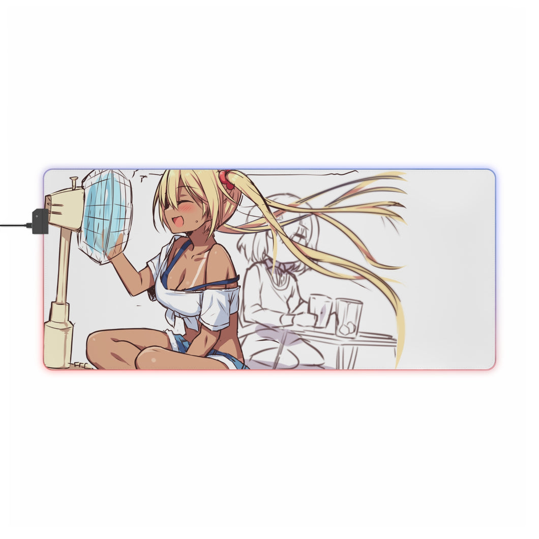 Kaho Hinata RGB LED Mouse Pad (Desk Mat)