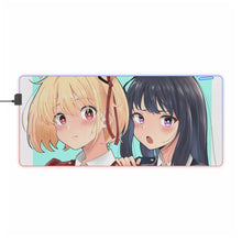 Load image into Gallery viewer, Chisato Nishikigi &amp; Takina Inoue RGB LED Mouse Pad (Desk Mat)
