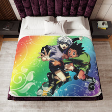 Load image into Gallery viewer, Hunter x Hunter Killua Zoldyck, Gon Freecss Sherpa Blanket
