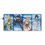 Memory Defrag Hollow Realization Banner RGB LED Mouse Pad (Desk Mat)