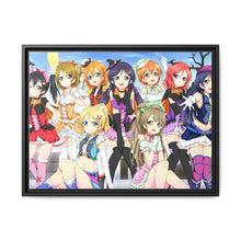 Load image into Gallery viewer, Love Live! U&#39;s Members Canvas Framed Art Print
