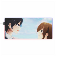 Load image into Gallery viewer, Hori-san To Miyamura-kun RGB LED Mouse Pad (Desk Mat)
