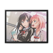 Load image into Gallery viewer, My Teen Romantic Comedy SNAFU Yukino Yukinoshita, Yui Yuigahama Canvas Framed Art Print
