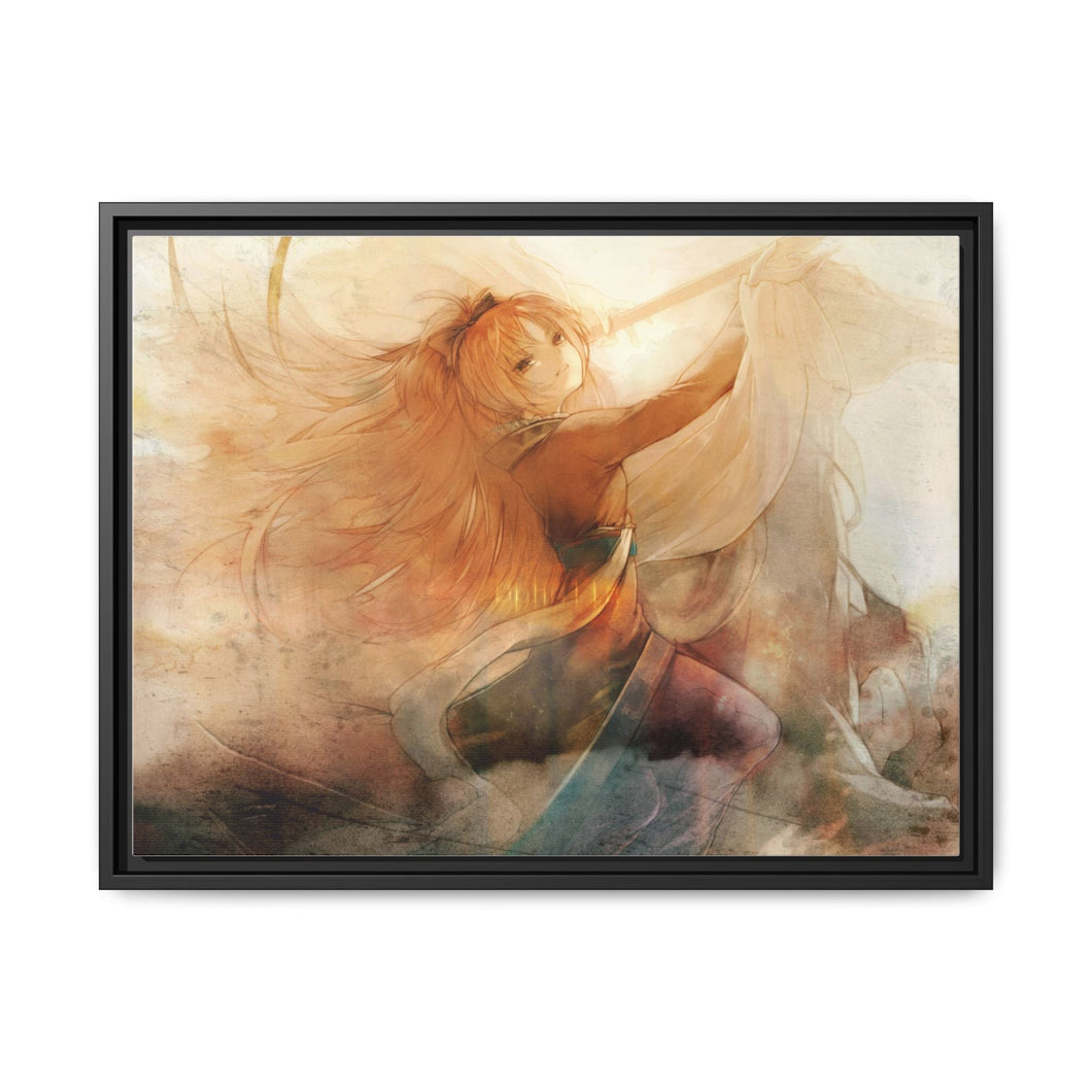 Anime Puella Magi Madoka Magica Canvas Framed Art Print