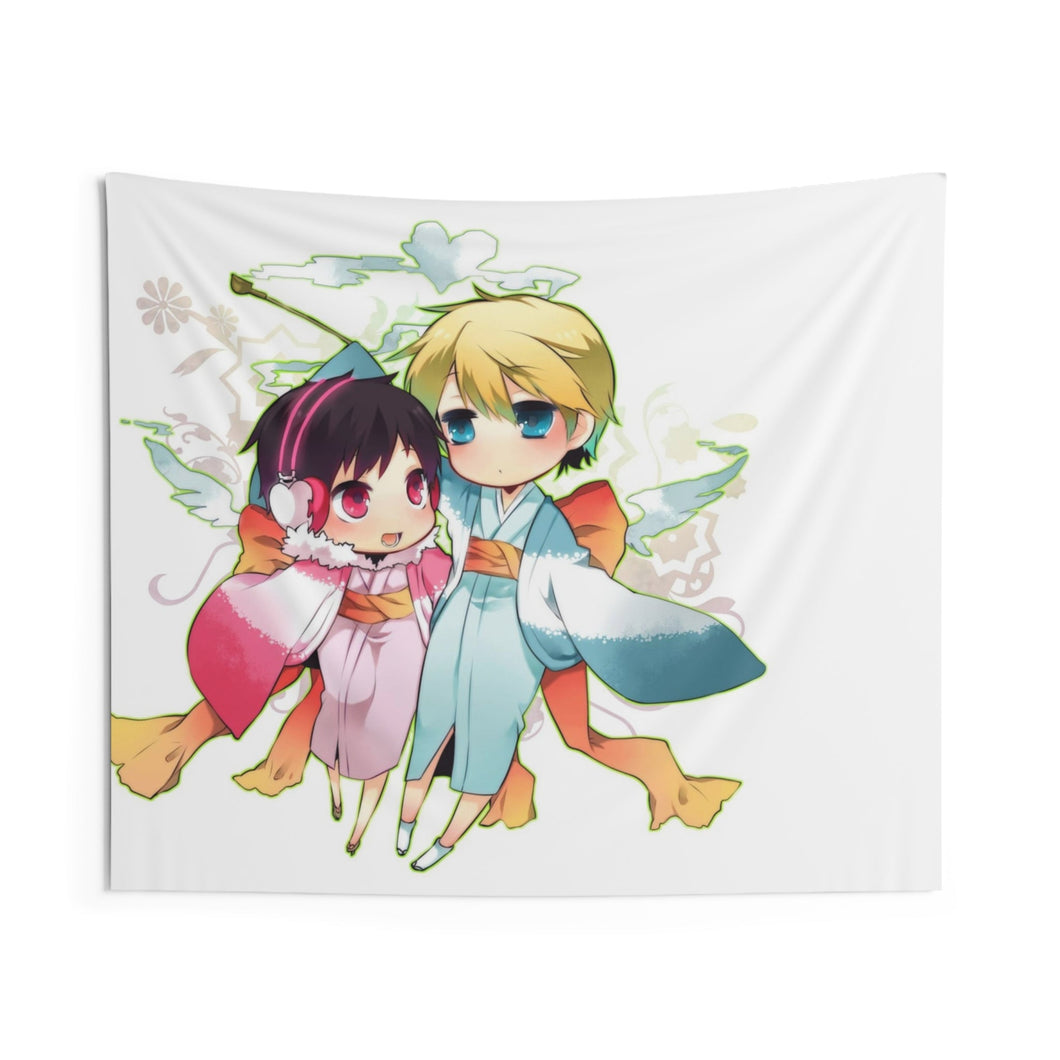 Durarara!! Izaya Orihara, Shizuo Heiwajima Indoor Wall Tapestry