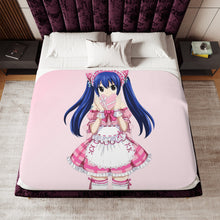 Load image into Gallery viewer, Fairy Tail Wendy Marvell Sherpa Blanket
