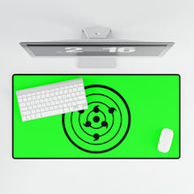 Load image into Gallery viewer, Sasuke Uchiha Rinnegan (Green) Mouse Pad (Desk Mat)
