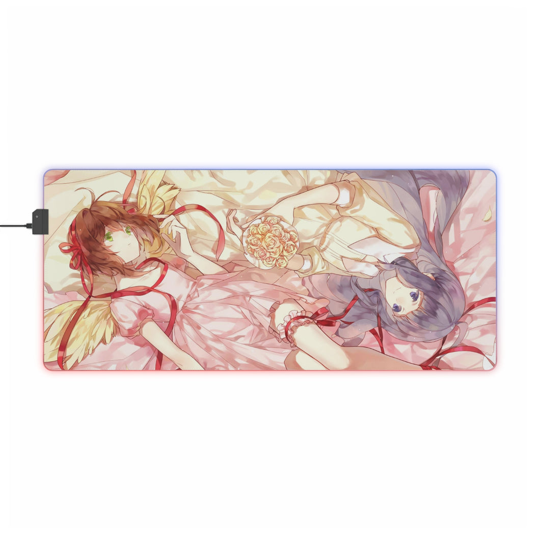 Cardcaptor Sakura Sakura Kinomoto, Tomoyo Daidouji RGB LED Mouse Pad (Desk Mat)