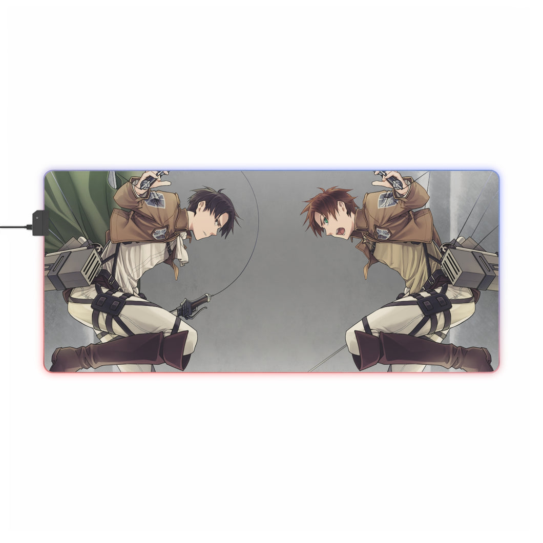 Anime Attack On Titan RGB LED Mouse Pad (Desk Mat)